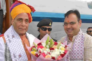 ऑपरेशन सिंदूर की वर्षगांठ पर जयपुर पहुंचे रक्षा मंत्री राजनाथ सिंह, मुख्यमंत्री भजनलाल शर्मा ने किया स्वागत