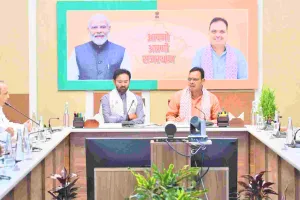 मुख्यमंत्री भजनलाल शर्मा और केंद्रीय मंत्री जी. किशन रेड्डी ने ली खान एवं कोयला विभाग की समीक्षा बैठक, खनन मुद्दों पर विस्तृत चर्चा