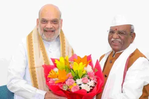 राज्यपाल हरिभाऊ बागडे की केंद्रीय गृह मंत्री अमित शाह से मुलाकात, देश और राज्य के विकास से जुड़े मुद्दों पर की बातचीत