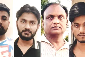 रंगदारी और मादक पदार्थ तस्करी में 4 चार गिरफ्तार, चाकूबाजी के आरोपी भी शामिल