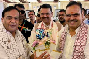 असम के मुख्यमंत्री हिमंता बिस्वा सरमा को सीएम भजनलाल शर्मा ने दी बधाई