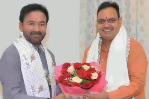 मुख्यमंत्री भजनलाल शर्मा से केंद्रीय मंत्री जी. किशन रेड्डी ने की मुलाकात, योजनाओं और केंद्र-राज्य समन्वय को लेकर चर्चा