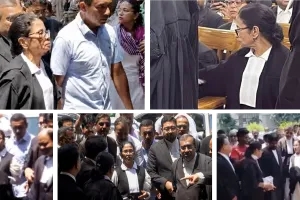 वकील बन कलकत्ता हाईकोर्ट पहुंची ममता: चुनाव बाद हुई हिंसा मामले में करेंगी पैरवी, राज्य में कथित अशांति पर जताई चिंता 