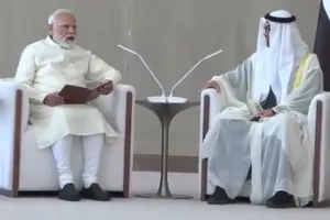 पीएम मोदी का यूएई का दौरा: राष्ट्रपति मोदम्मद बिन जायेद से की बात, पांच अरब डॉलर का होगा निवेश