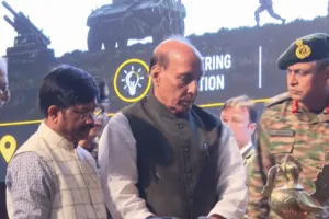 नॉर्थ टेक सिम्पोजियम 2026 : राजनाथ सिंह ने कहा-बदला है वार फेयर का चेहरा, तकनीक के चलते हुये क्रांतिकारी बदलाव, साइबर स्पेस में भी लड़े जा रहे युद्ध