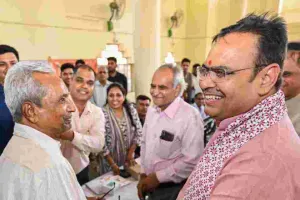 मुख्यमंत्री भजनलाल शर्मा ने सांगानेर शहरी सेवा शिविर का किया निरीक्षण, लाभार्थियों को वितरित किए पट्टे व सहायता राशि