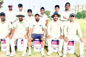 पहली पारी की बढ़त के आधार पर गीता आश्रम क्रिकेट एकेडमी ने आरएस के खिलाफ जीत दर्ज की, मैच ड्रॉ