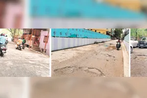 बरसात से पहले ही सड़कों का हुआ बुरा हाल, पानी भरने पर रहेगा हादसों का खतरा