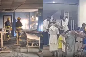 मुजफ्फरपुर में भीषण अग्निकांड़: निजी अस्पताल के आईसीयू में भीषण आग से चार मरीजों की मौत; 20 से अधिक झुलसे, बचाव और राहत कार्य जारी