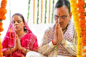 श्रावण के पहले दिन शिवभक्ति में लीन दिखे भजनलाल शर्मा, मुख्यमंत्री ने सपत्नीक की शिव पूजा