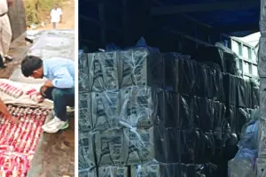 बाड़मेर में शराब तस्करी पर बड़ा प्रहार : 2248 बीयर केन जब्त, तस्कर गिरफ्तार