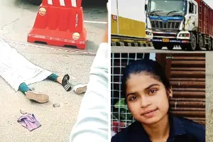 हादसा स्थल पर दूसरा हादसा : ट्रोले ने बाइक को रौंदा, युवती की मौत ; लगातार दूसरे दिन बड़े सड़क हादसे से दहशत