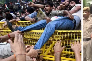 दिल्ली में CJP प्रदर्शन बना रणक्षेत्र:  DCP सहित 118 से ज्यादा पुलिसकर्मी घायल , पथराव और तोड़फोड़ के बाद 70 प्रदर्शनकारी हिरासत में
