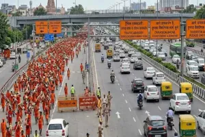 दिल्ली में कांवड़ यात्रा का ट्रैफिक अलर्ट: 11 अगस्त तक कई प्रमुख मार्गों पर जाम का खतरा, पुलिस ने जारी की एडवाइजरी