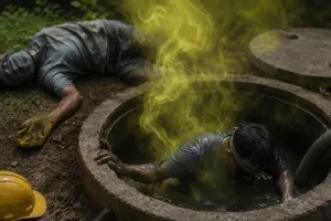 एसटीपी टैंक की सफाई के दौरान दर्दनाक हादसा: जहरीली गैस से 2 लोगों की मौत, रेस्क्यू अभियान शुरू