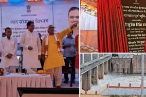 करौली: पांचना बांध के गेट खोलकर नदी में छोड़ा पानी, बेढम और रावत ने बटन दबाकर खोले गेट