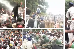 झारखंड विधानसभा परिसर में छात्रों का हंगामा: प्रदर्शन के दौरान पुलिस से भिड़े आंदोलनकारी, लाठीचार्ज के बाद बढ़ा तनाव