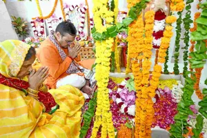 श्रावण के पहले सोमवार CM भजनलाल ने किया भगवान शिव का अभिषेक, प्रदेश की खुशहाली की कामना