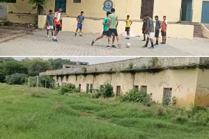 95 लाख खर्च... फिर भी फुटबॉल मैदान बना 'खेत', आखिर विकास की रकम गई कहां ?