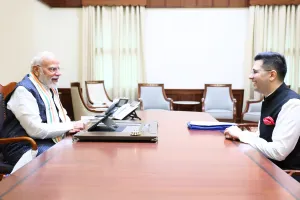राघव चड्ढा ने मोदी से की शिष्टाचार भेंट : सोशल मीडिया पर शेयर की तस्वीर, लिखा- पीएम से हुई विस्तृत और समृद्ध बातचीत