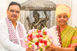मुख्यमंत्री भजनलाल शर्मा से केंद्रीय वित्त मंत्री निर्मला सीतारमण की शिष्टाचार भेंट, विभिन्न विषयों पर चर्चा