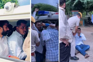 अलवर में अमित शाह की जनसभा से पहले कांग्रेस कार्यकर्ताओं पर पुलिस की कार्रवाई, होटल में जिलाध्यक्ष समेत कई नेता नजरबंद