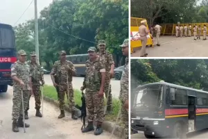 पंजाब बंद के मद्देनजर मोहाली-चंडीगढ़ बॉर्डर पर कड़ी सुरक्षा, वाईपीएस चौक पर भारी पुलिस बल तैनात
