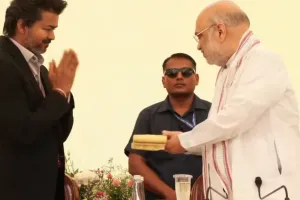 एसजेडसी बैठक से पहले अमित शाह ने की सीएम विजय से मुलाकात, सोशल मीडिया पर तस्वीरें वायरल