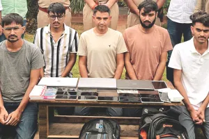 फर्जी कॉल सेंटर खोलकर ऑनलाइन गेमिंग के नाम पर साइबर ठगी, पांच गिरफ्तार