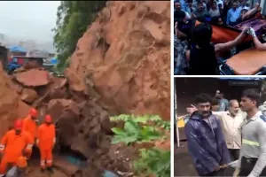 मुंबई में भीषण हादसा: भूस्खलन से 2 लोगों की मौत, 2 अन्य घायल; कई के मलबे में दबे होने की आशंका