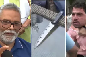 दिल्ली: प्रेस कॉन्फ्रेंस के दौरान पप्पू यादव पर चाकू से हमला, आरोपी हिरासत में