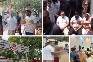 पैलेटगन मामले में Rahul Gandhi ने खोला मोर्चा, FIR दर्ज नहीं होने पर DCP कार्यालय के बाहर साहिल संग दिया धरना