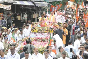 भाजपा प्रत्याशियों के पक्ष में मुख्यमंत्री का अजमेर, बीकानेर और जोधपुर में रोड शो, कहा- कांग्रेस ने राजस्थान को लूटा, हमने संवारा