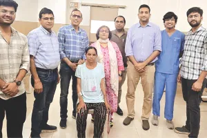 एसएमएस अस्पताल में की गई जटिल सर्जरी, 32 साल की महिला के पेट से निकाली 55 सेमी लंबी तिल्ली