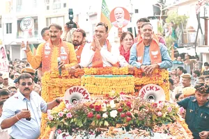 मुख्यमंत्री का कोटा/पाली में रोड शो, कहा- हम जो कहते हैं, वही करते हैं और जो करते हैं, वही कहते हैं