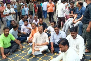नगर सेठ गणपति पंडाल में हंगामा, आरोपी पुलिस हिरासत में, मुकदमा दर्ज