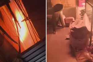 शॉपिंग सेंटर के मोटर मार्केट की दुकान में भीषण आग : 3 घंटे में बुझी, 7 दमकलों ने 13 चक्कर लगाकर पाया आग पर काबू 