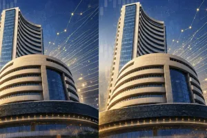 शेयर बाजार में लगातार दूसरे दिन गिरावट, सेंसेक्स 243 अंक टूटा; निफ्टी 22,716 पर बंद