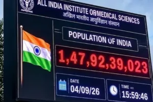 AIIMS की पॉपुलेशन क्लॉक भारत की लाइव आबादी नहीं गिनती, डेमोग्राफिक आंकड़ों से हर सेकंड बदलता है अनुमानित आंकड़ा