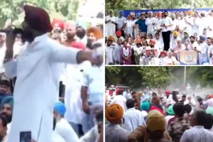 पंजाब सरकार के खिलाफ Congress का शक्ति प्रदर्शन, सीएम आवास कूच पर पुलिस ने वॉटर कैनन चलाकर कार्यकर्ताओं को रोका