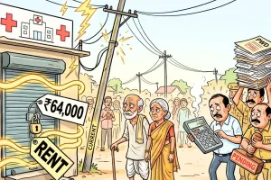 जनता क्लिनिक पर किराये का ‘करंट’, 64 हजार महीने की दर से अटका फैसला