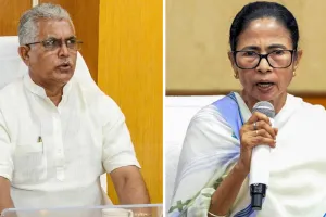 विपक्षी एकता की अपील को लेकर दिलीप घोष का ममता पर हमला, बोले- भ्रष्ट हितों की रक्षा करने के लिए यमराज से भी मिला सकती है हाथ