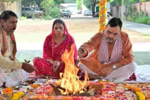 मुख्यमंत्री ने राजराजेश्वरी मंदिर में की पूजा-अर्चना, कन्या पूजन कर मांगा प्रदेश की खुशहाली का आशीर्वाद 