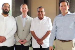 अमेरिकी विदेश मंत्री मार्को रुबियो भारत में: अंबानी के साथ वैश्विक ऊर्जा परिदृश्य और नई ऊर्जा के क्षेत्रों पर चर्चा 