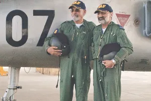 एयर चीफ मार्शल के लिए भावुक पल, पहली उड़ान जिसके साथ अंतिम सार्टी भी उसी के साथ