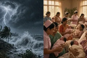 एक तरफ तूफान, दूसरी तरफ किलकारियां: ओडिशा में 900 से ज्यादा बच्चों का जन्म, किसी का नाम अर्नब तो किसी का रखा तूफान