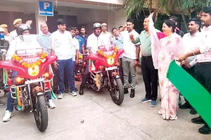 असर खबर का  :  आखिरकार कोटा आ ही गई फायर बाइक