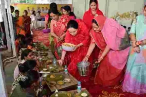 दिया कुमारी ने किया कन्या पूजन, प्रदेश की सुख-समृद्धि और खुशहाली की कामना