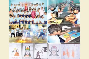 दैनिक नवज्योति ने बाल गृह के बच्चों के साथ मनाया दशहरा उत्सव, बनाया रावण का पुतला