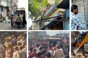 न्यू सांगानेर रोड पर 260 अतिक्रमण चिह्नित, 210 को नोटिस; 50 पर मौके पर ही कार्रवाई
